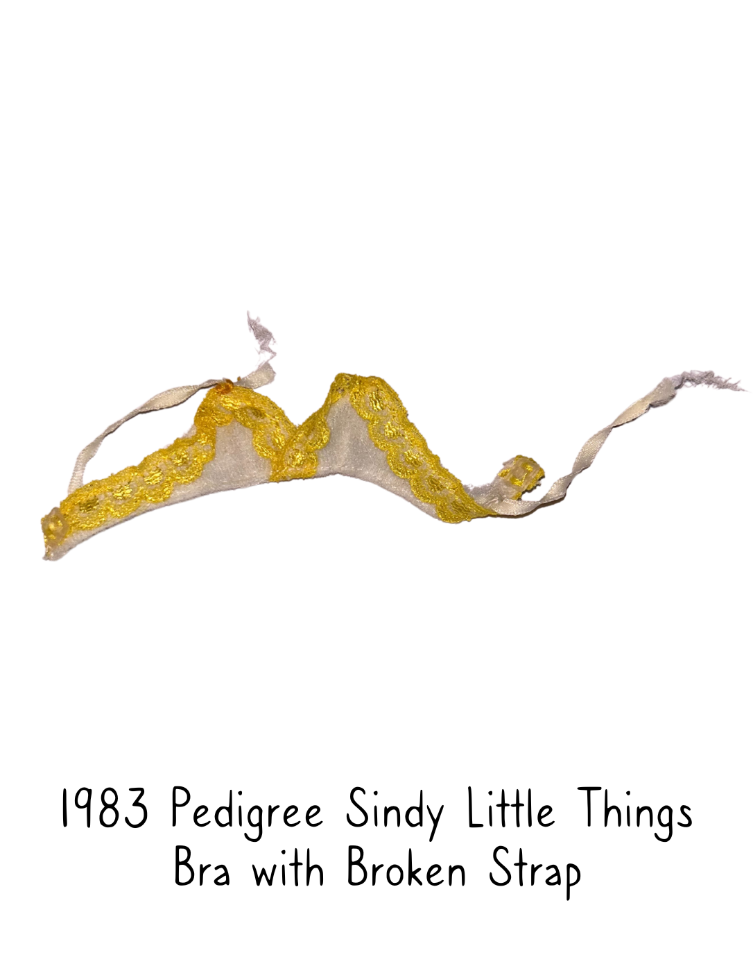 1983 Pedigree Sindy Little Things Lingerie Bra with Broken Strap