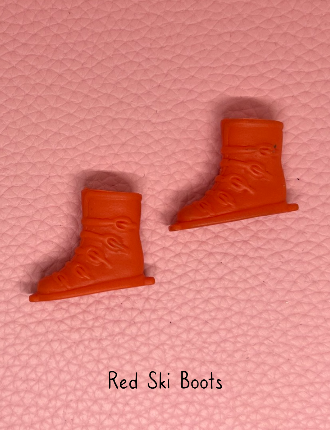 Sindy Doll Red Ski Boots