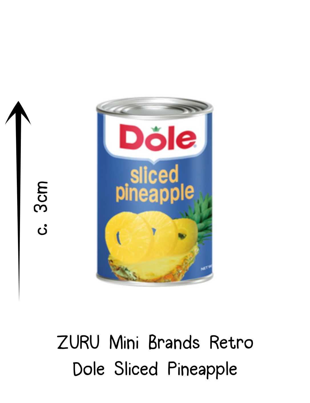Zuru Mini Brands Retro Dole Sliced Pineapple Can