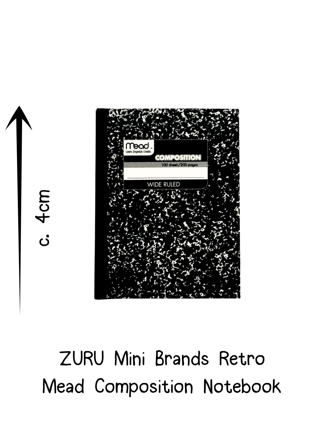 Zuru Mini Brands Retro Mead Composition Notebook