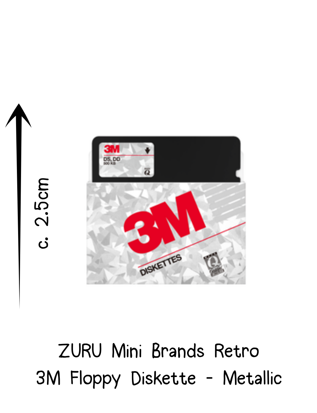 Zuru Retro Mini Brands Metallic 3M Floppy Diskette