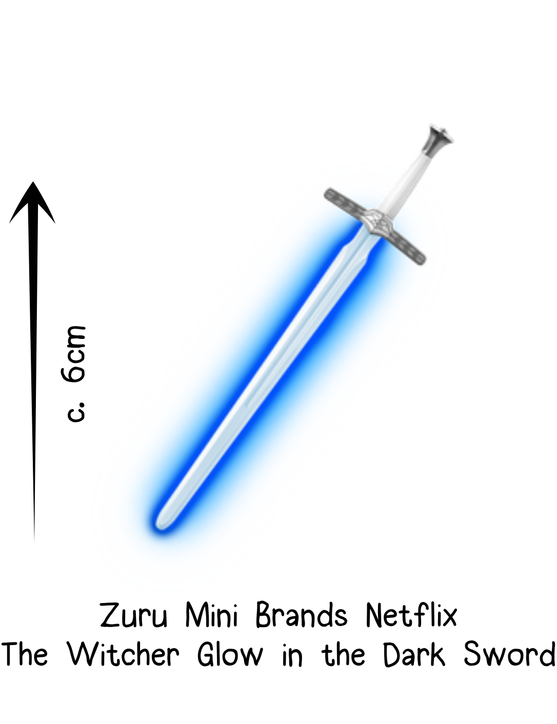 Zuru Netflix Mini Brands The Witcher Glow in the Dark Sword