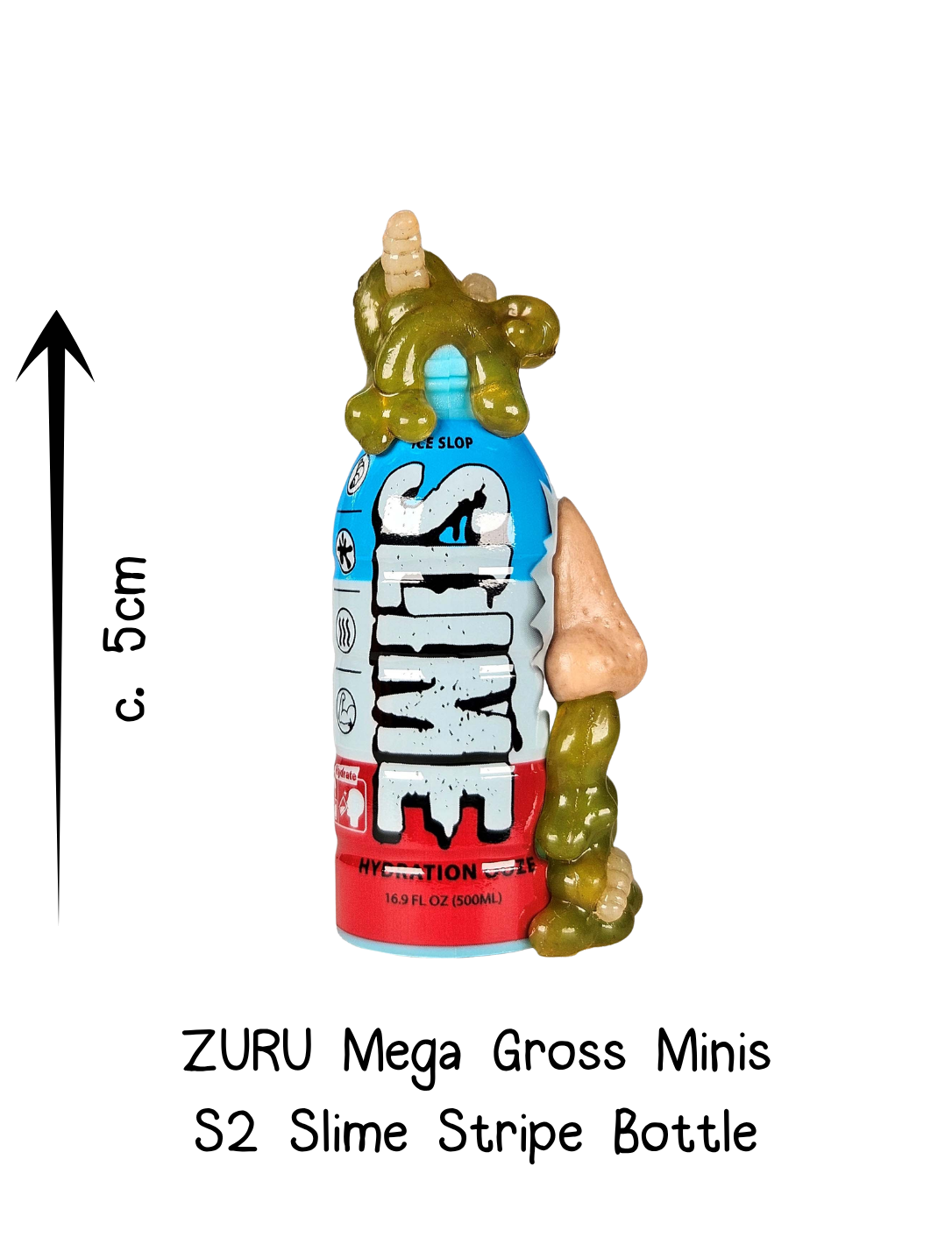 Zuru Mega Gross Minis Slime Stripe Bottle