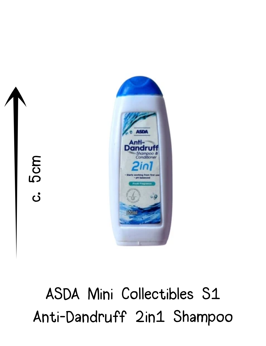 Asda Mini Collectibles Anti-Dandruff 2in1 Shampoo and Conditioner