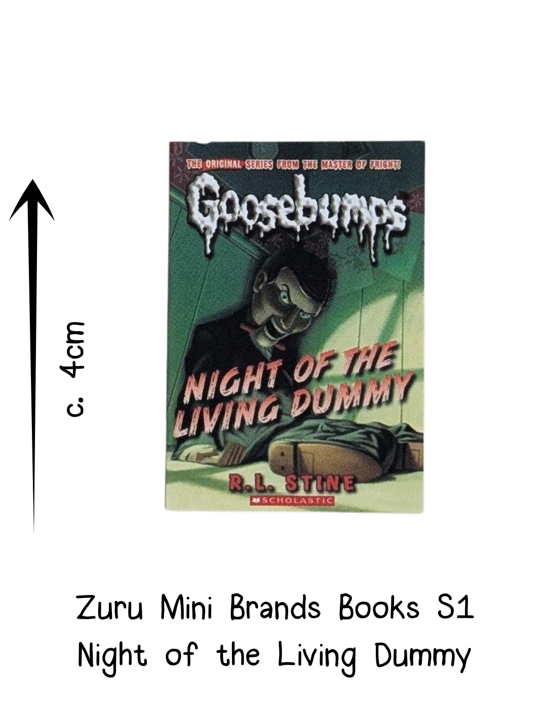 Zuru Mini Brands Books Goosebumps Night of the Living Dummy - R. L. Stine