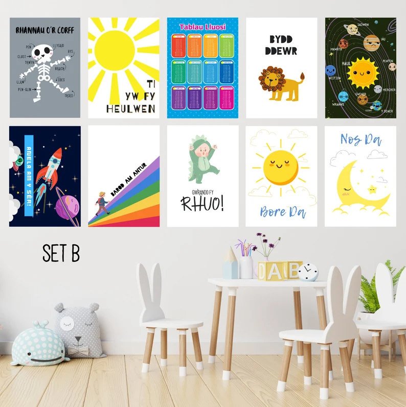 Printable Welsh Language Children's Posters