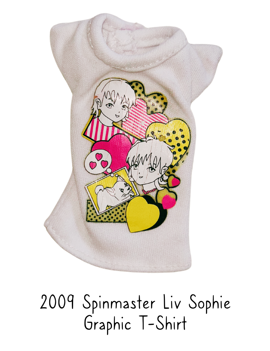 2009 Spinmaster Liv Sophie Doll Anime T-Shirt