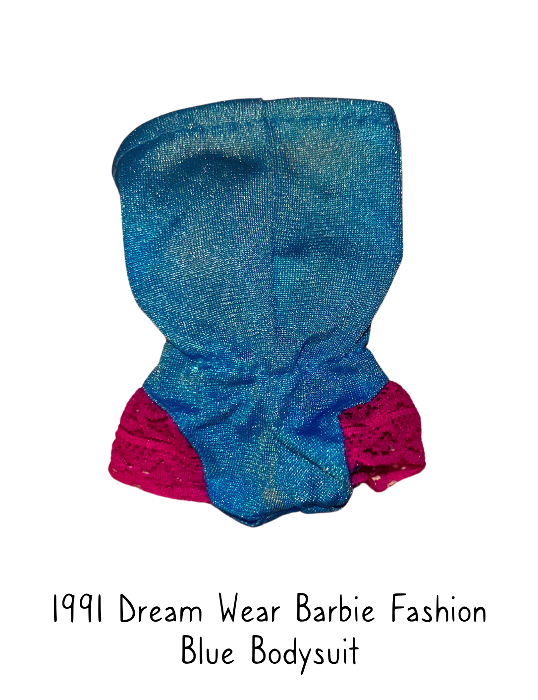 1991 Dream Wear Barbie Fashion Blue Bodysuit