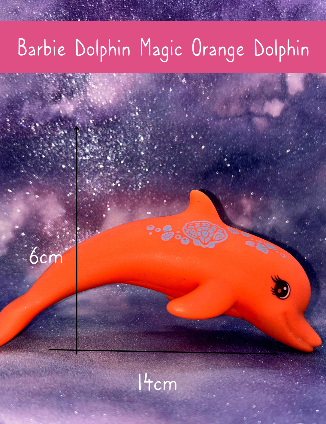 Barbie Dolphin Magic Fashion Doll Orange Dolphin