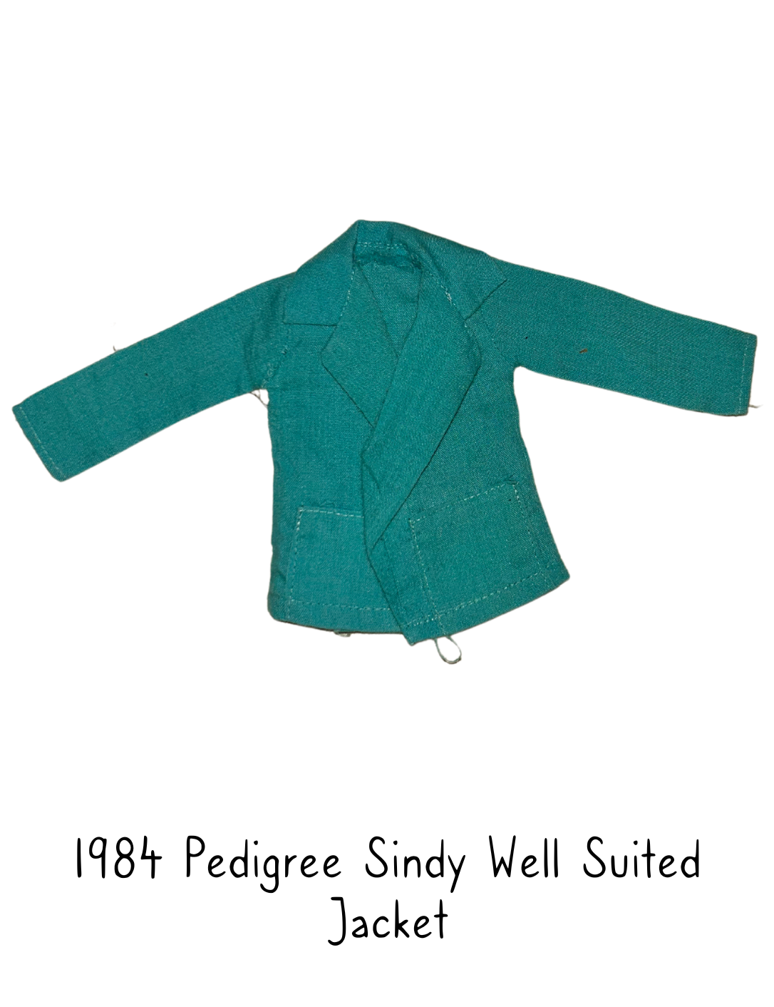 1984 Pedigree Sindy Fashion Doll Well Suited Green Jacket