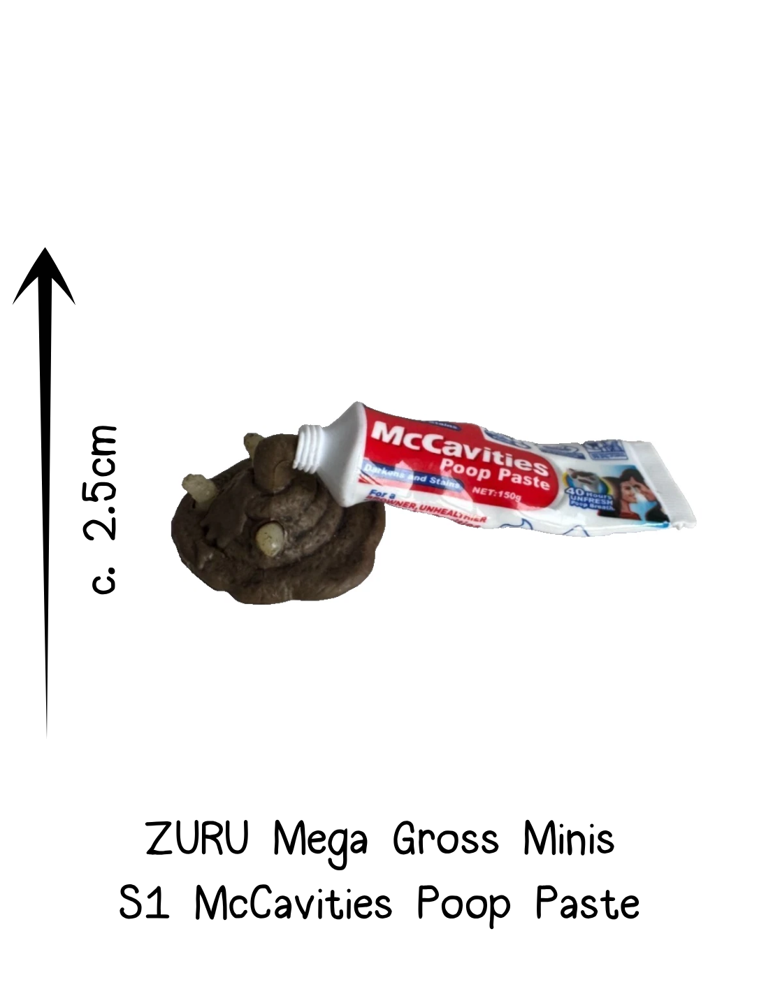 Zuru Mega Gross Minis McCavities Poop Paste