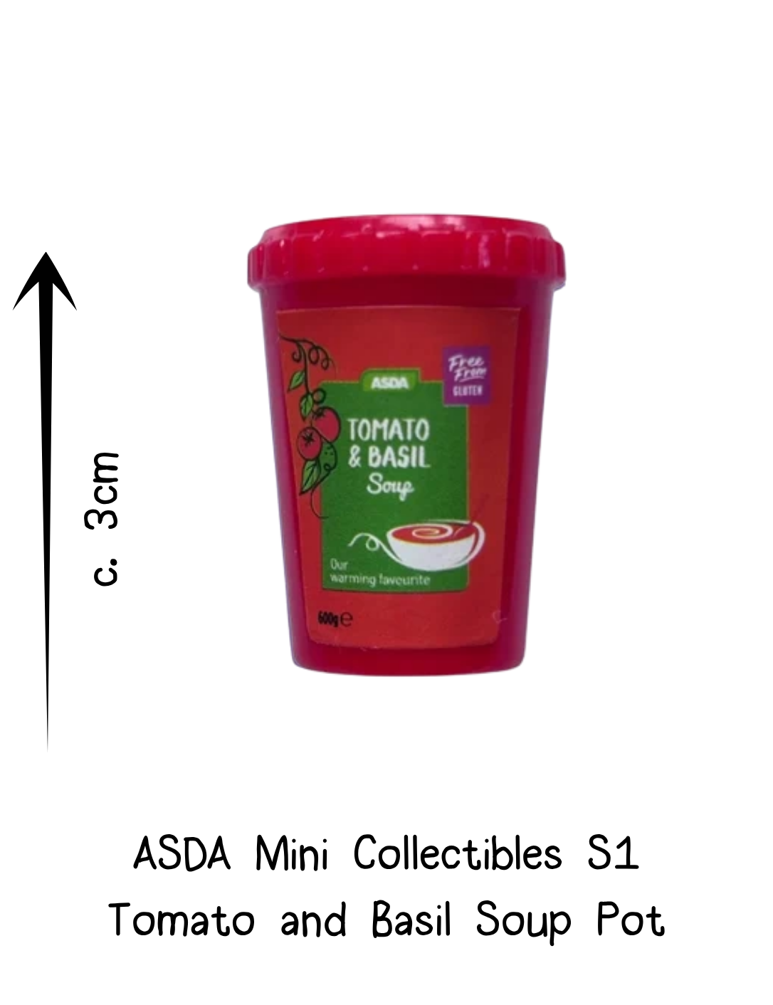 Asda Mini Collectibles Tomato and Basil Soup Pot