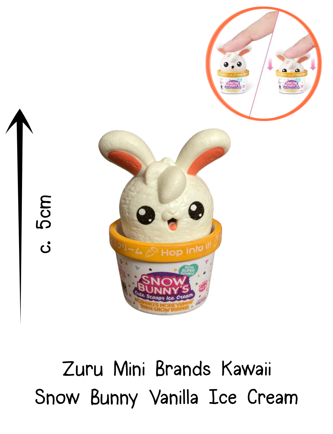Zuru Mini Brands Kawaii Snow Bunny Vanilla Ice Cream