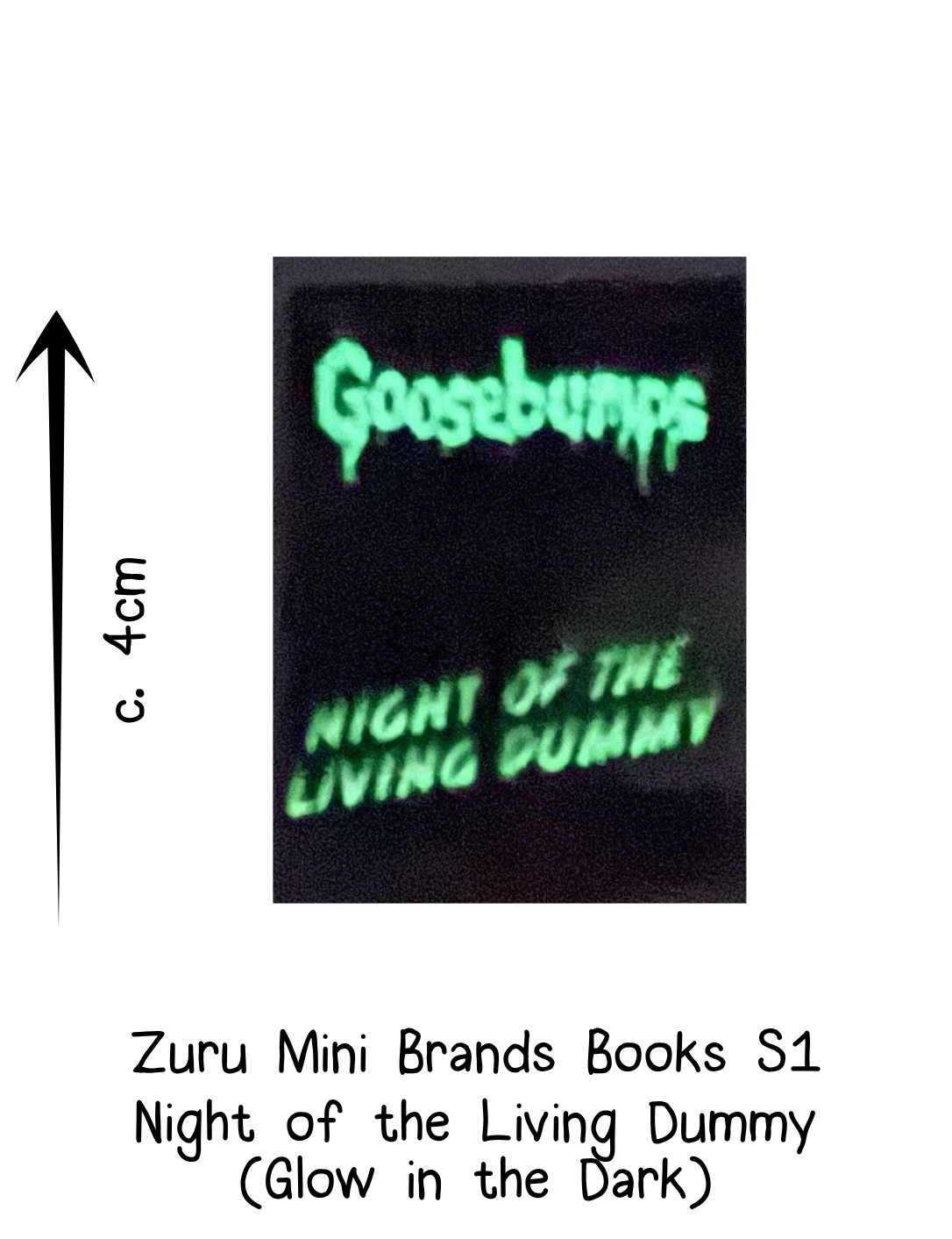 Zuru Mini Brands Books Goosebumps Glow in the Dark Night of the Living Dummy