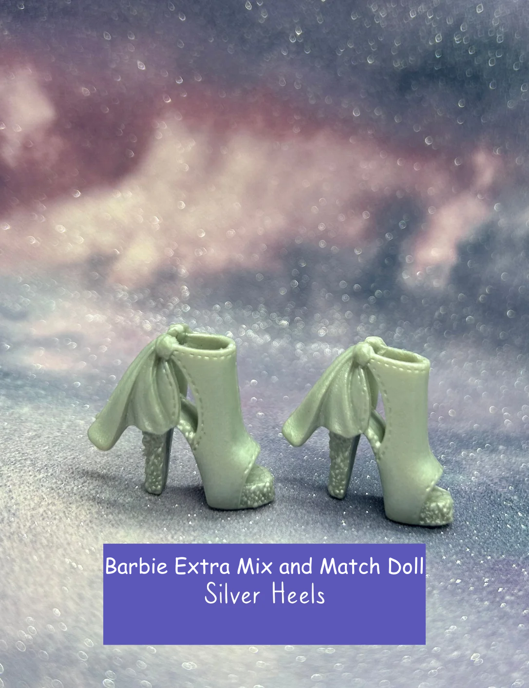 Barbie Extra Mix and Match Doll Silver Grey Heels