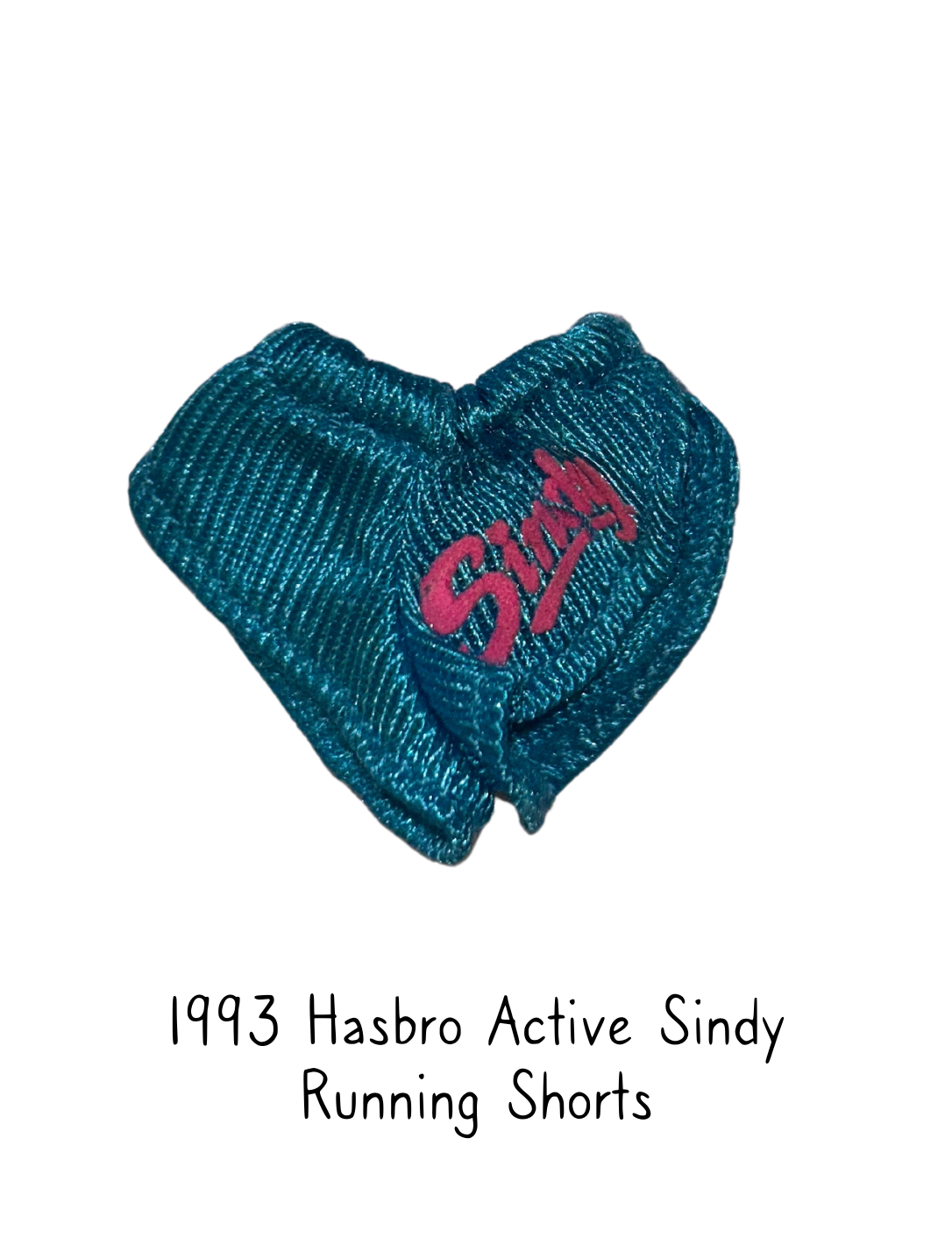 Hasbro Sindy 1993 Active Sportswear Blue Running Shorts