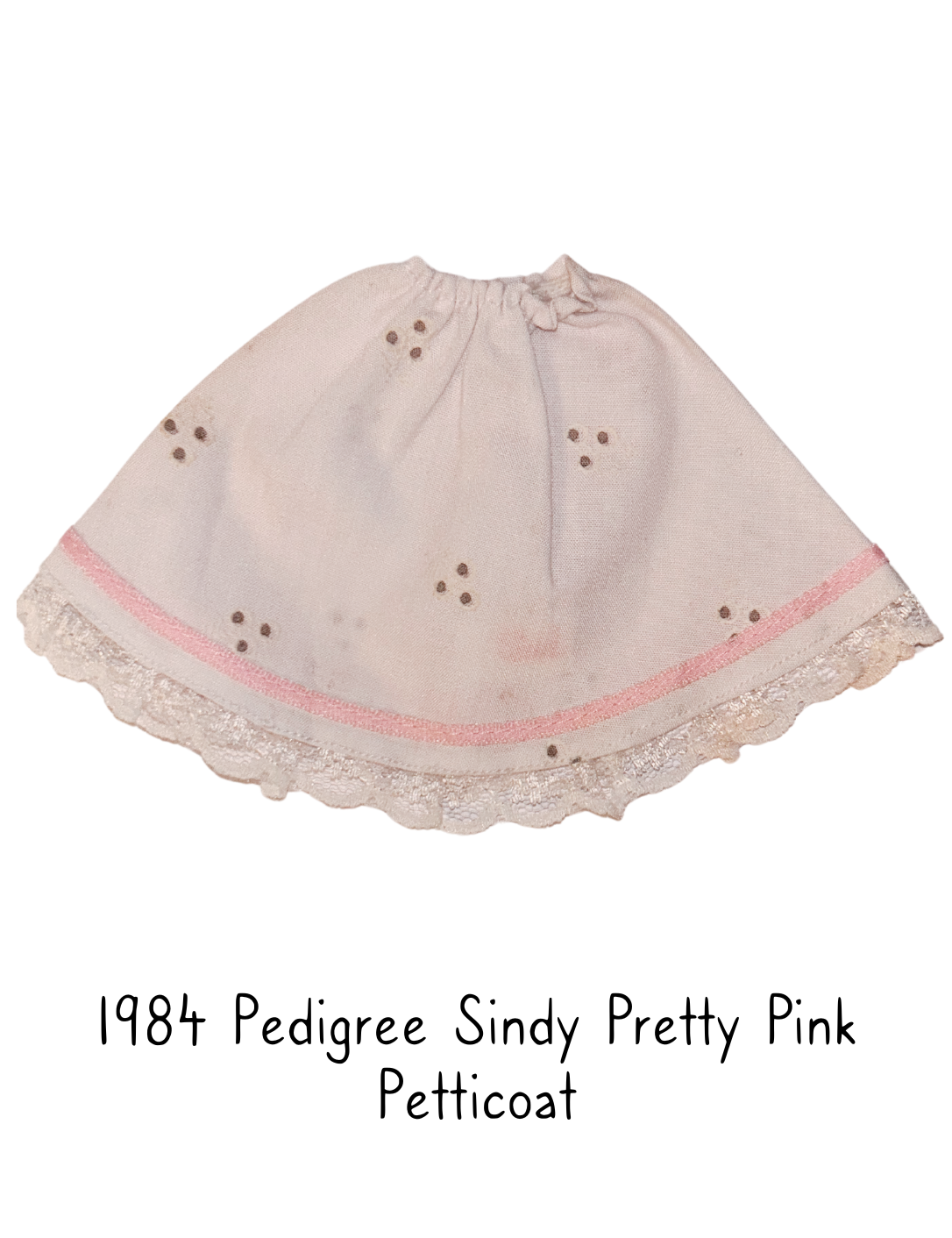 1984 Pedigree Sindy Pretty Pink Lingerie Petticoat