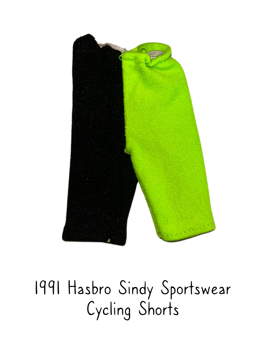 1991 Hasbro Sindy Sportswear Collection Cycling Shorts