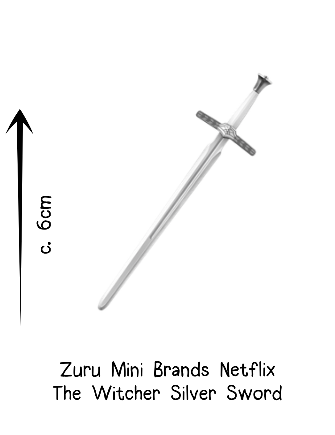 Zuru Netflix Mini Brands The Witcher Silver Sword