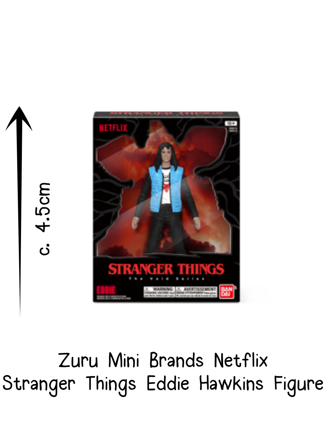 Zuru Mini Brands Netflix Stranger Things Eddie Hawkins Figure