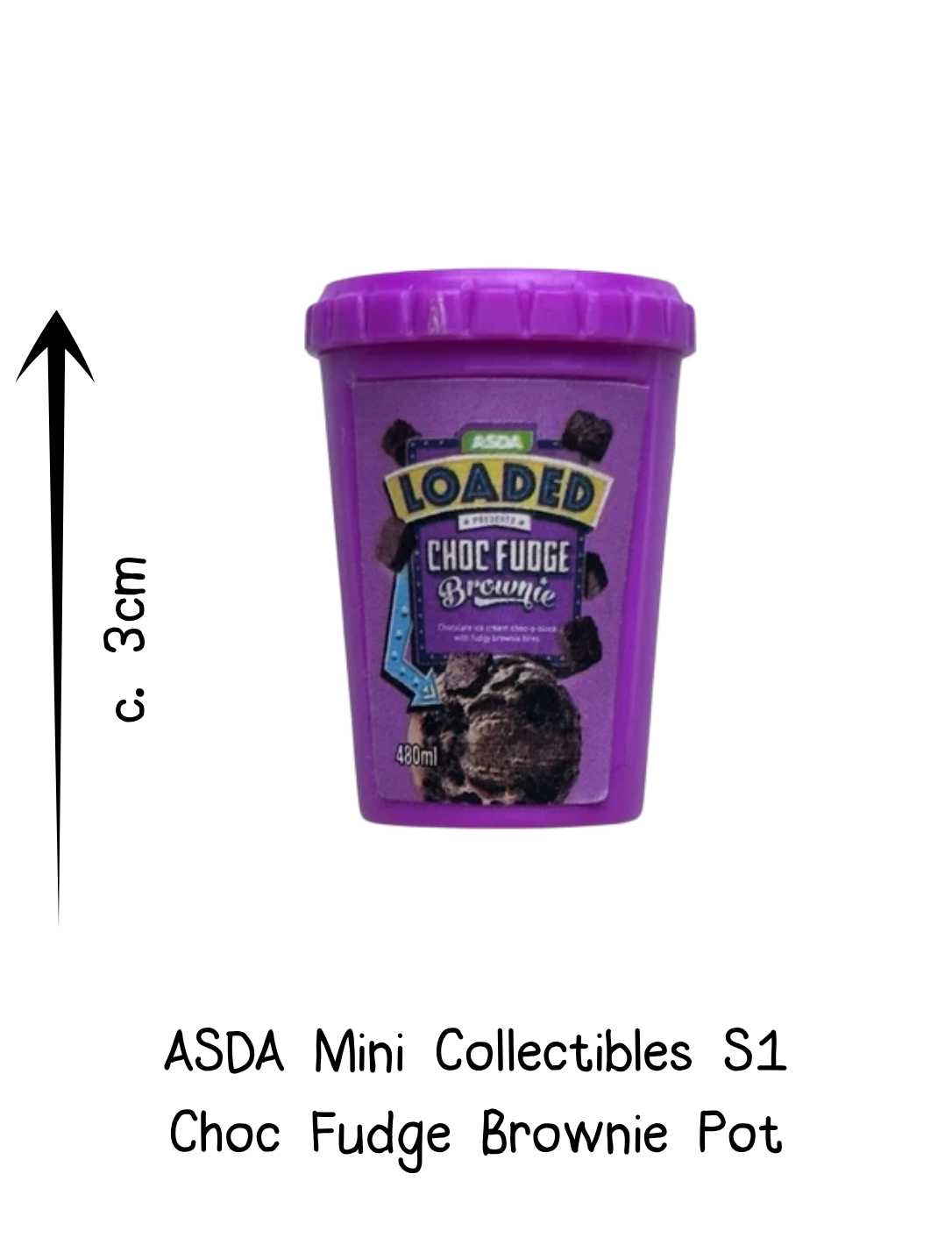Asda Mini Collectibles Choc Fudge Brownie Pot