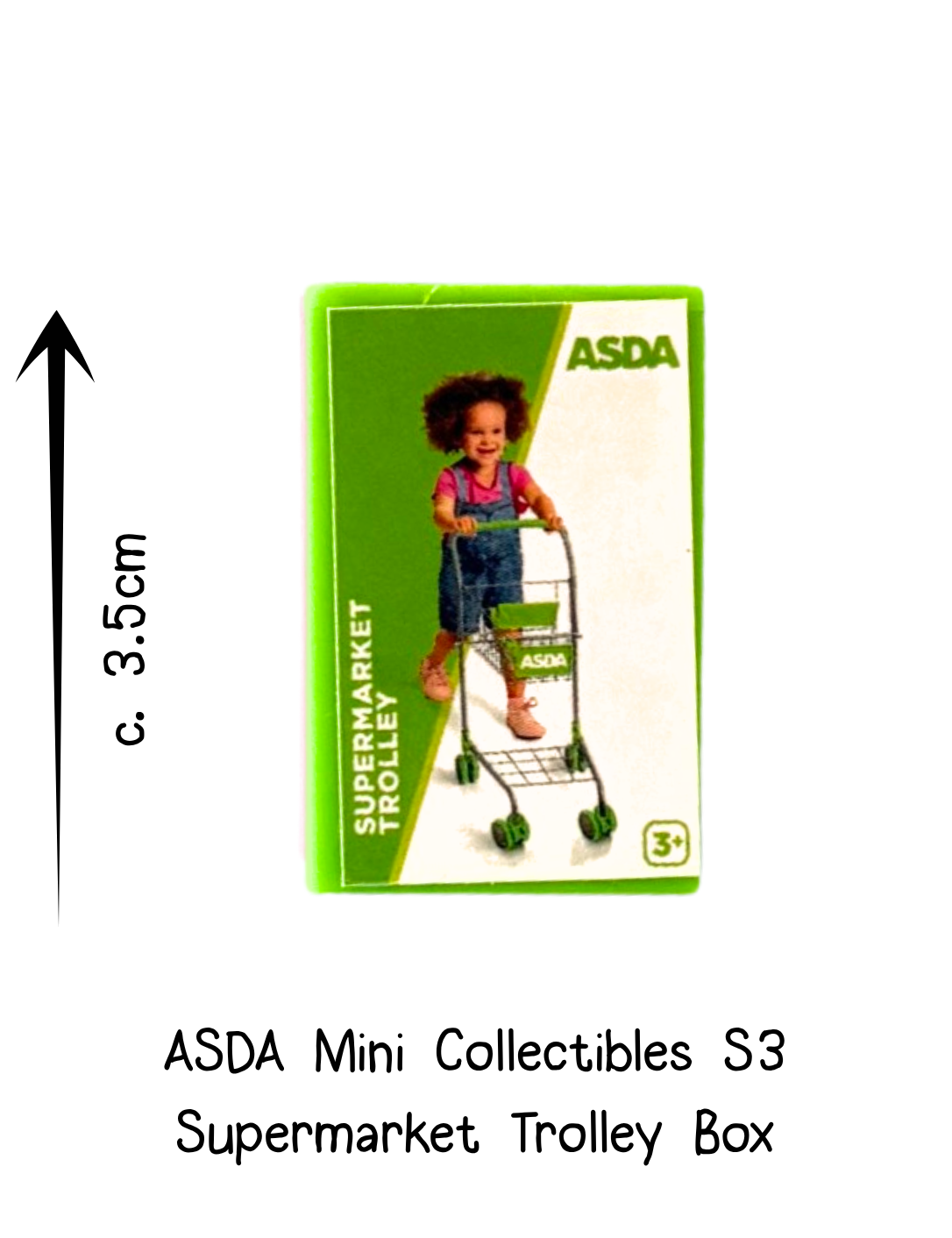 Asda Mini Collectibles Toy Supermarket Trolley Box