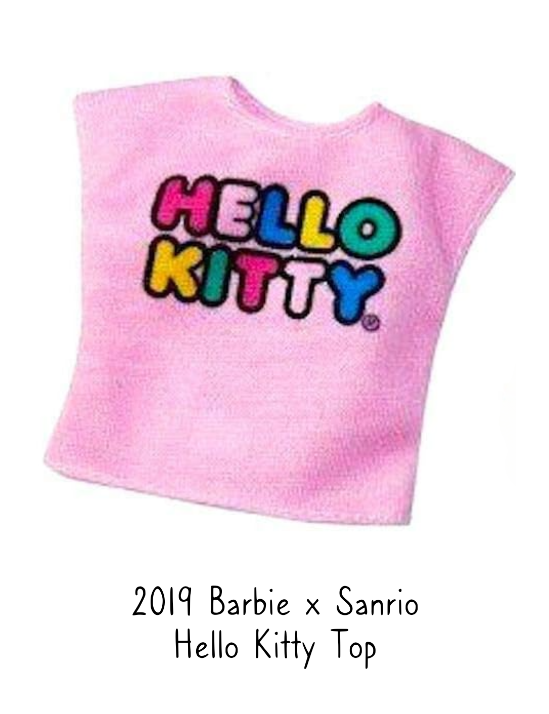 2019 Barbie x Sanrio Hello Kitty and Friends Collection Top