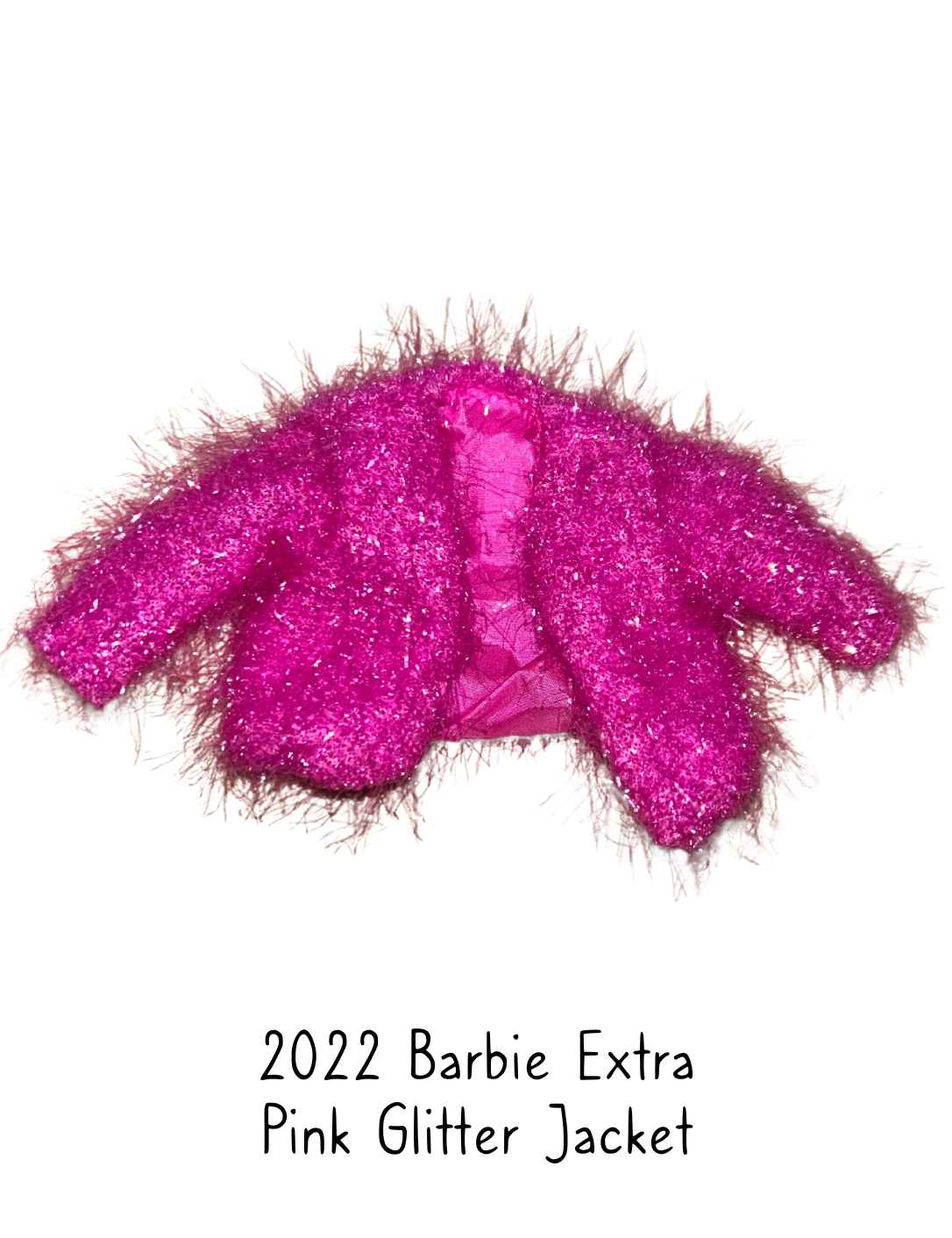 2022 Barbie Extra Pink Glitter Jacket