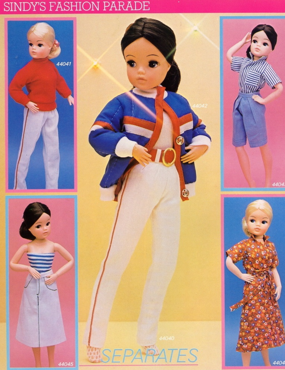 1982 Pedigree Sindy Doll Separates Fashion Range