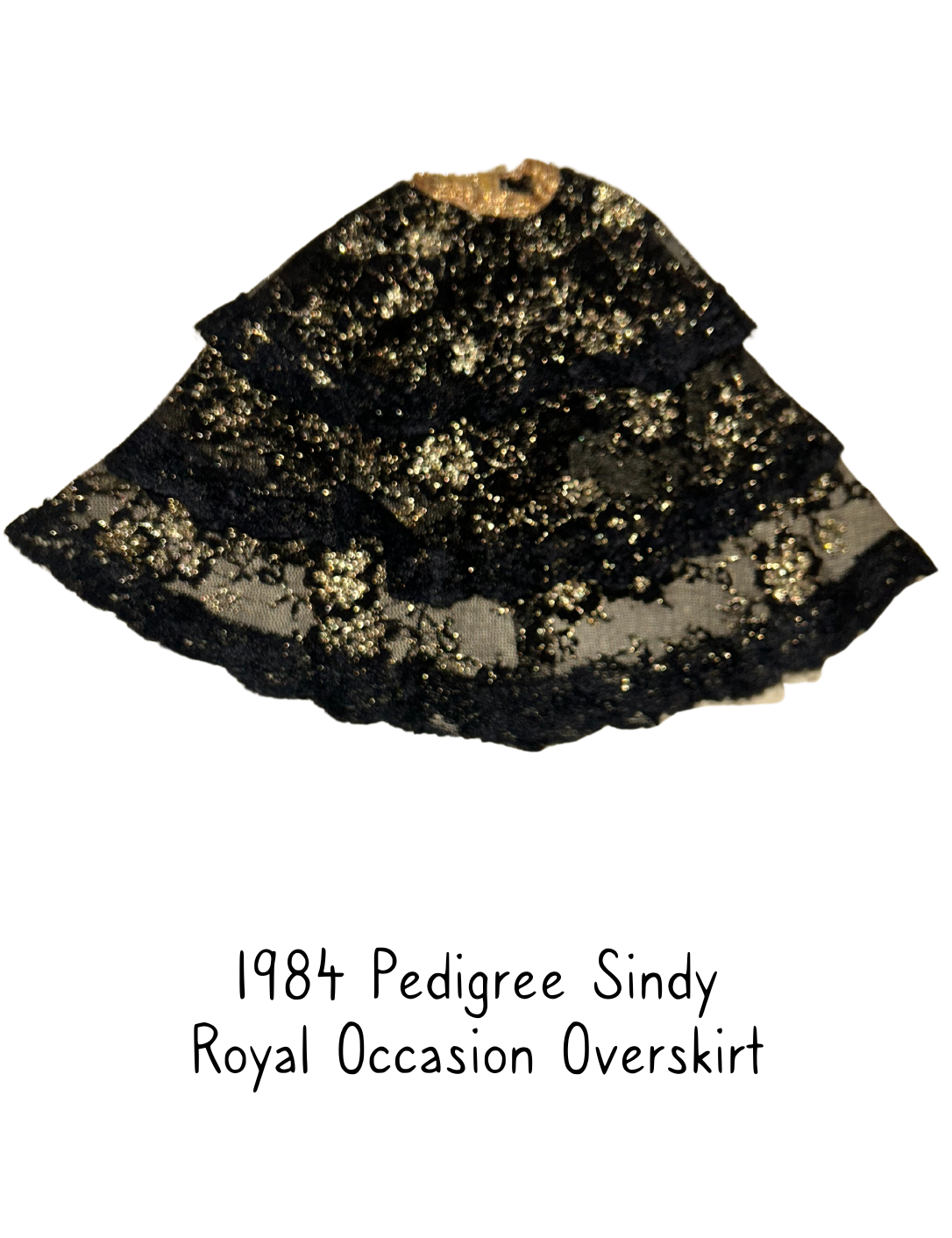 1984 Pedigree Sindy Royal Occasion Overskirt