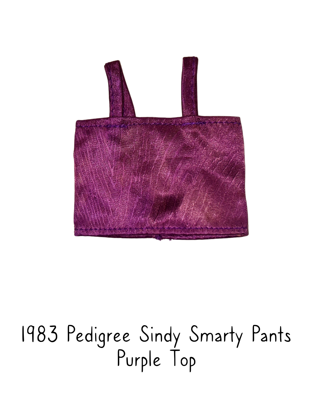1983 Pedigree Sindy Fashion Doll Smarty Pants Purple Top