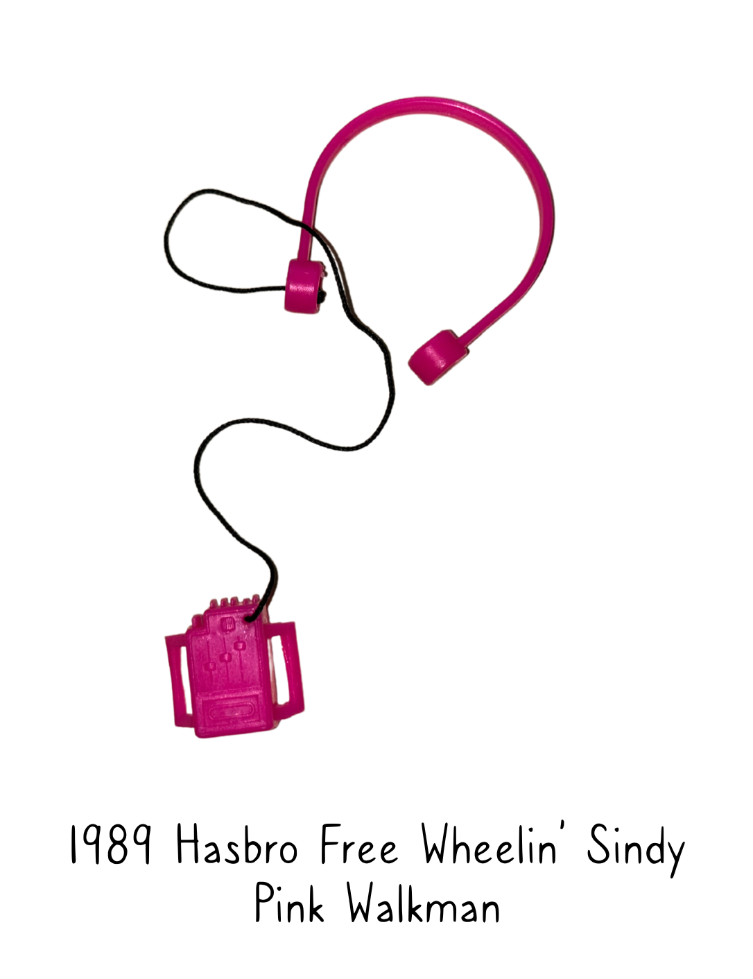 1989 Hasbro Free Wheelin' Sindy Pink Walkman