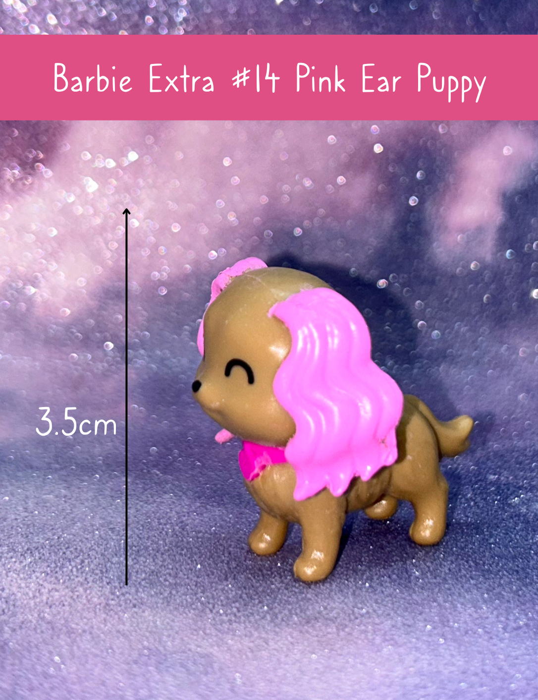 Barbie Extra #14 Fashion Doll Pink Ear Puppy Dog