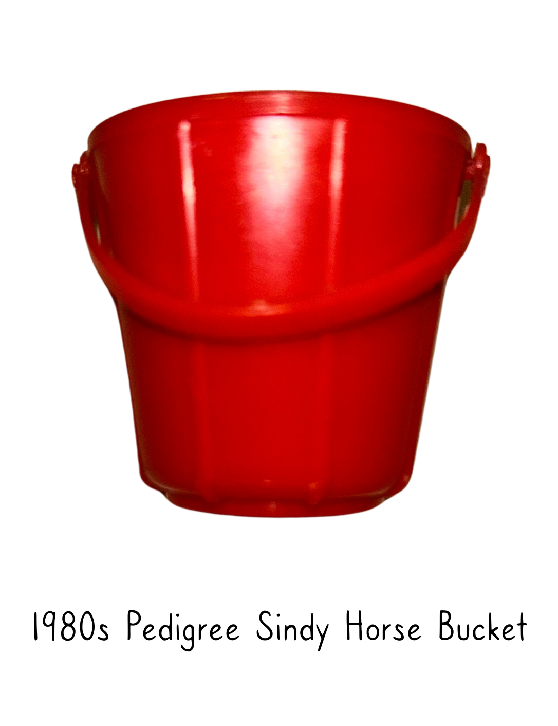1980s Pedigree Sindy Red Horse Bucket