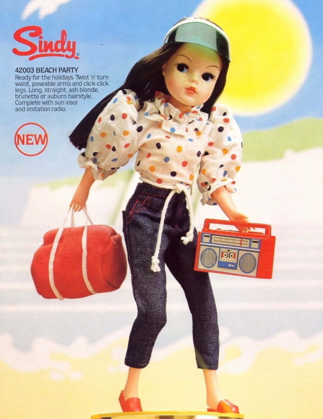 1984 Pedigree Sindy Beach Party Fashion Doll