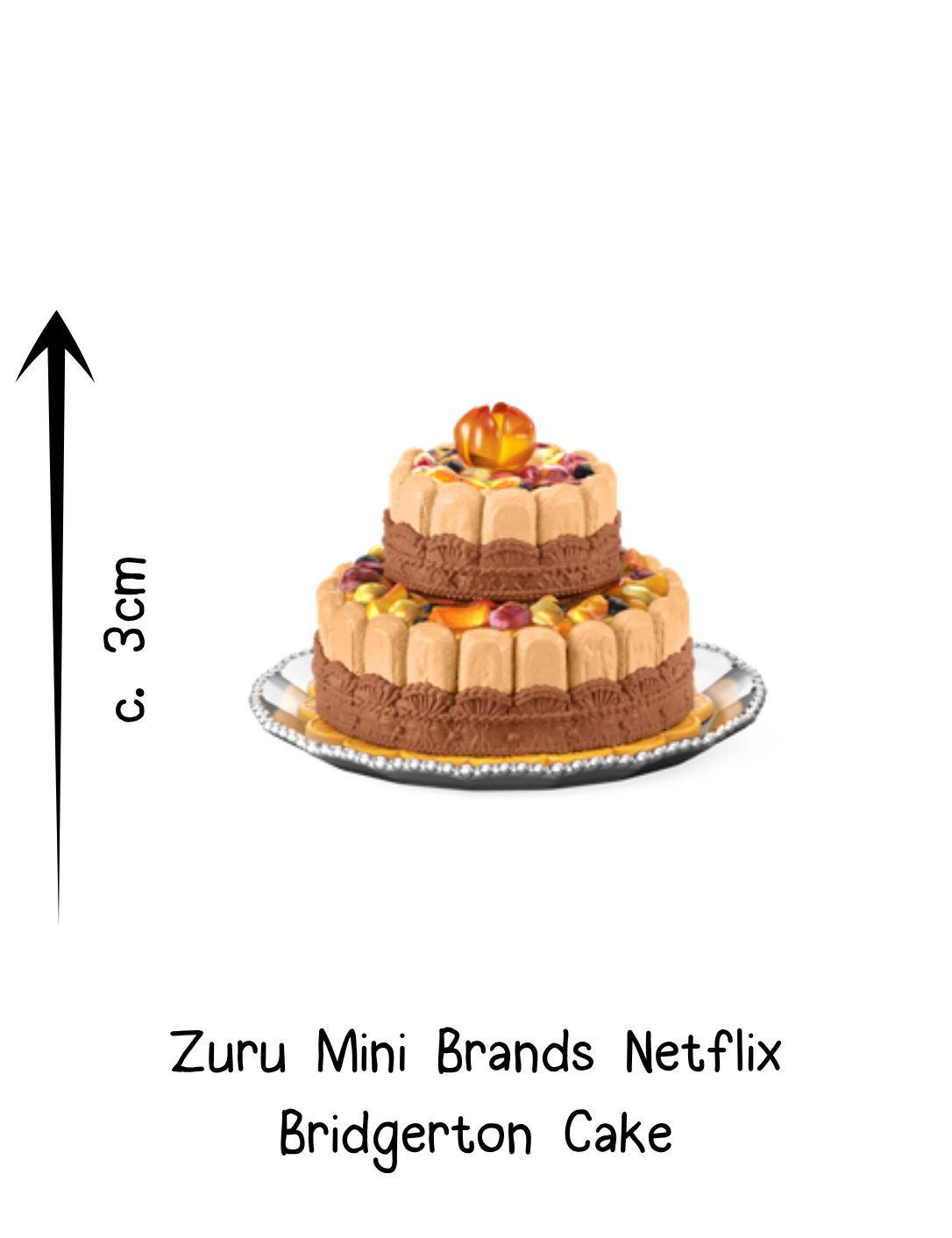 Zuru Mini Brands Netflix Bridgerton Ladyfinger Cake