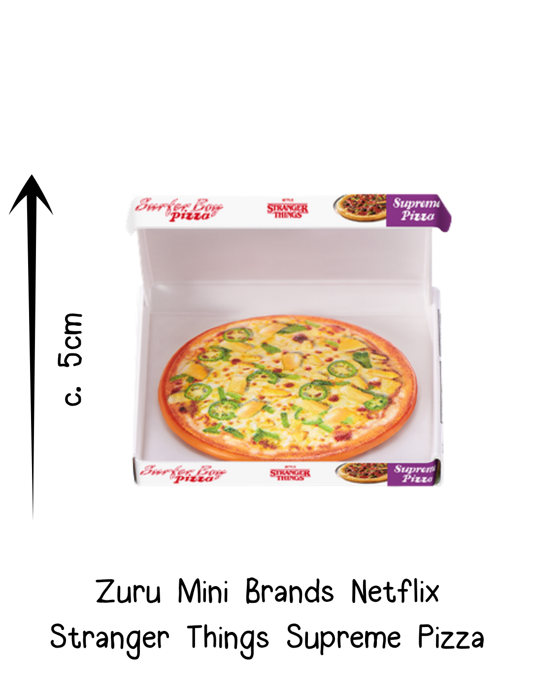 Zuru Mini Brands Netflix Stranger Things Surfer Boy Supreme Pizza