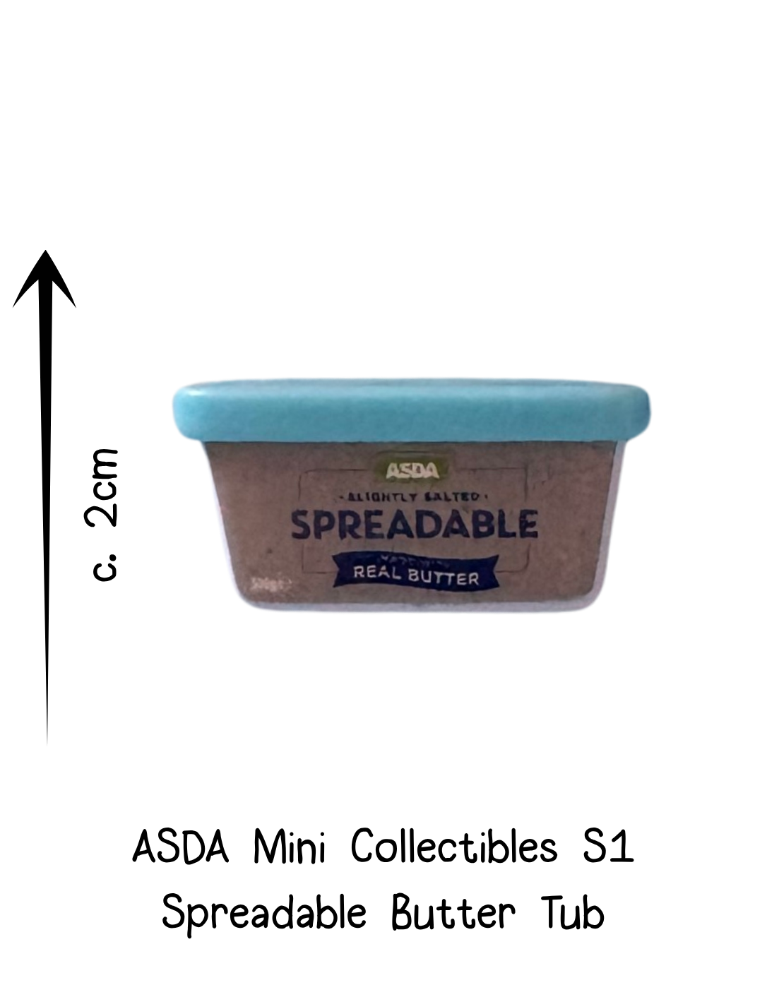 Asda Mini Collectibles Spreadable Butter Tub