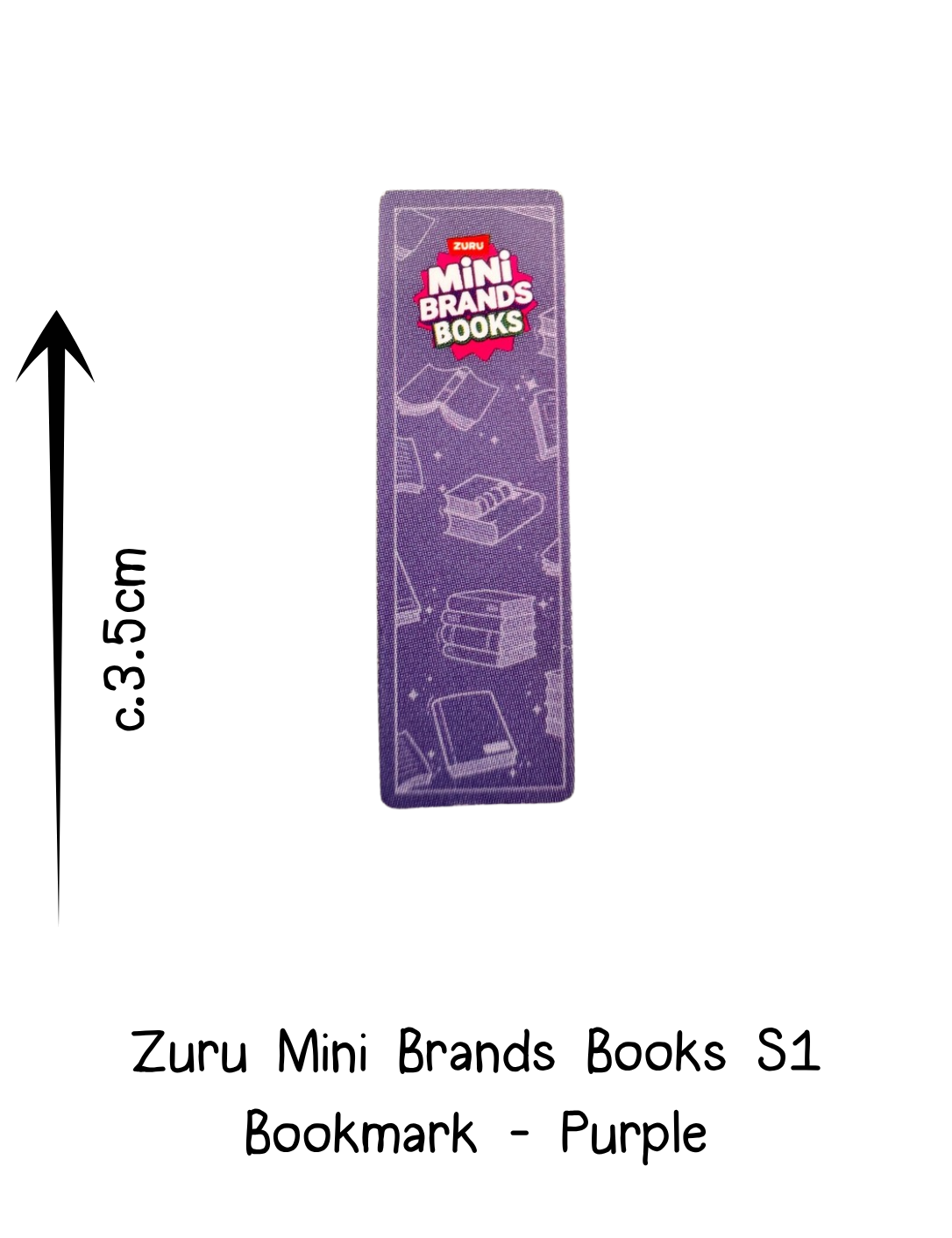 Zuru Mini Brands Books Purple Bookmark