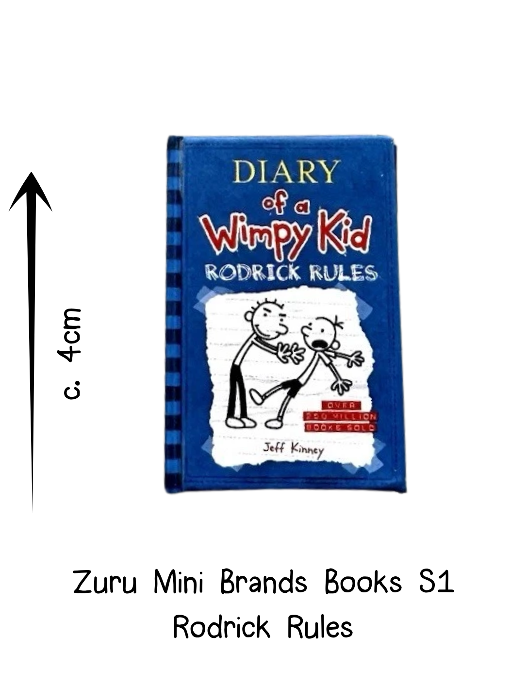 Zuru Mini Brands Books Diary Of A Wimpy Kid Rodrick Rules - Jeff Kinney