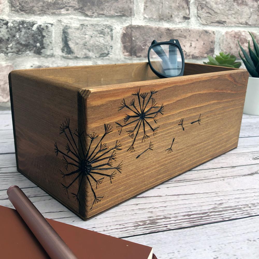 dandelion wooden box