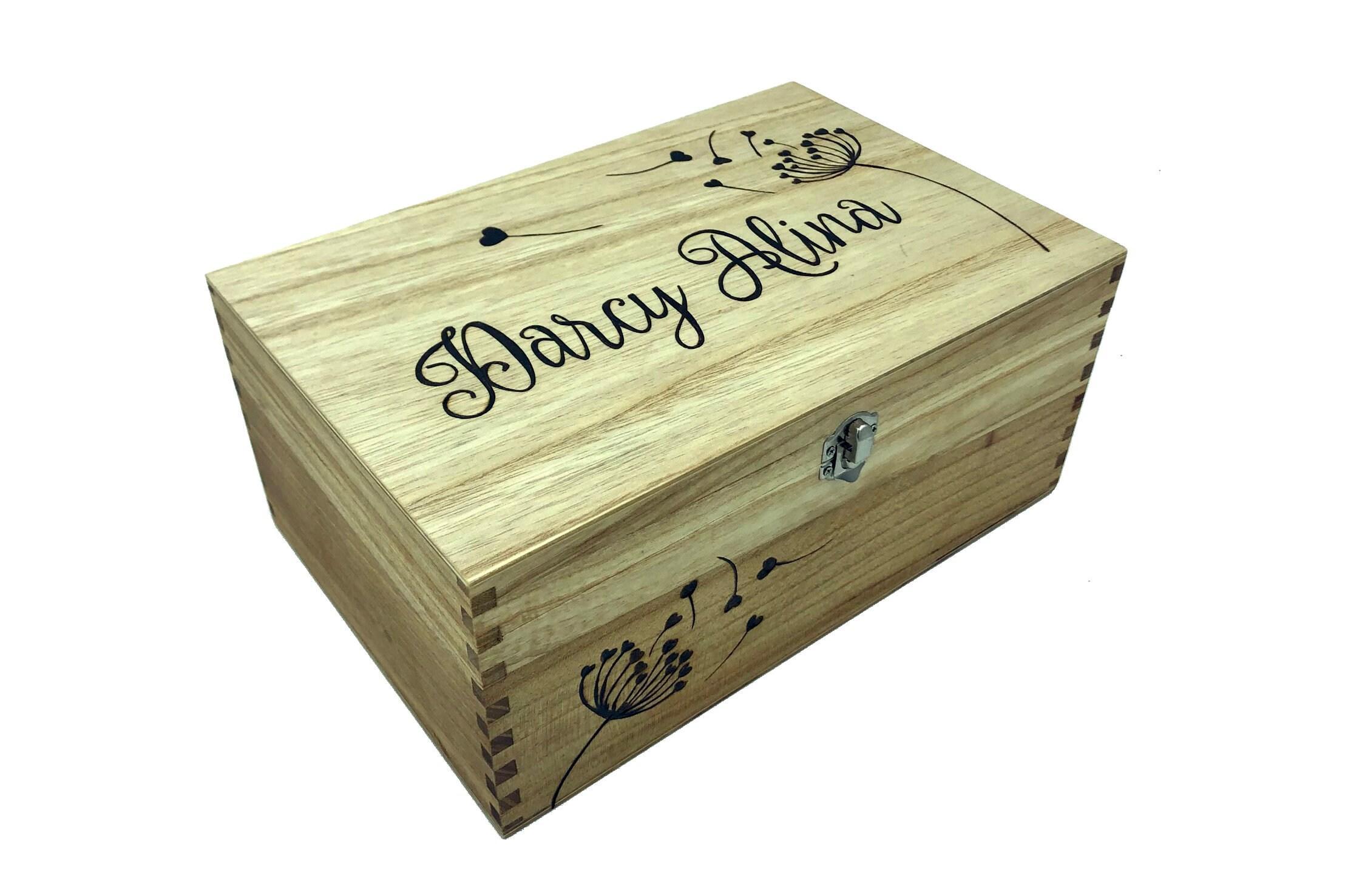 christening box with two names
