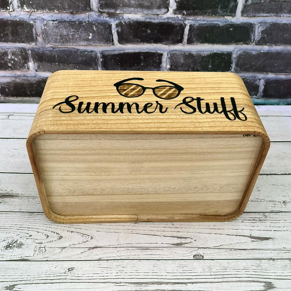 Summer Stuff wooden storage for sunglasses