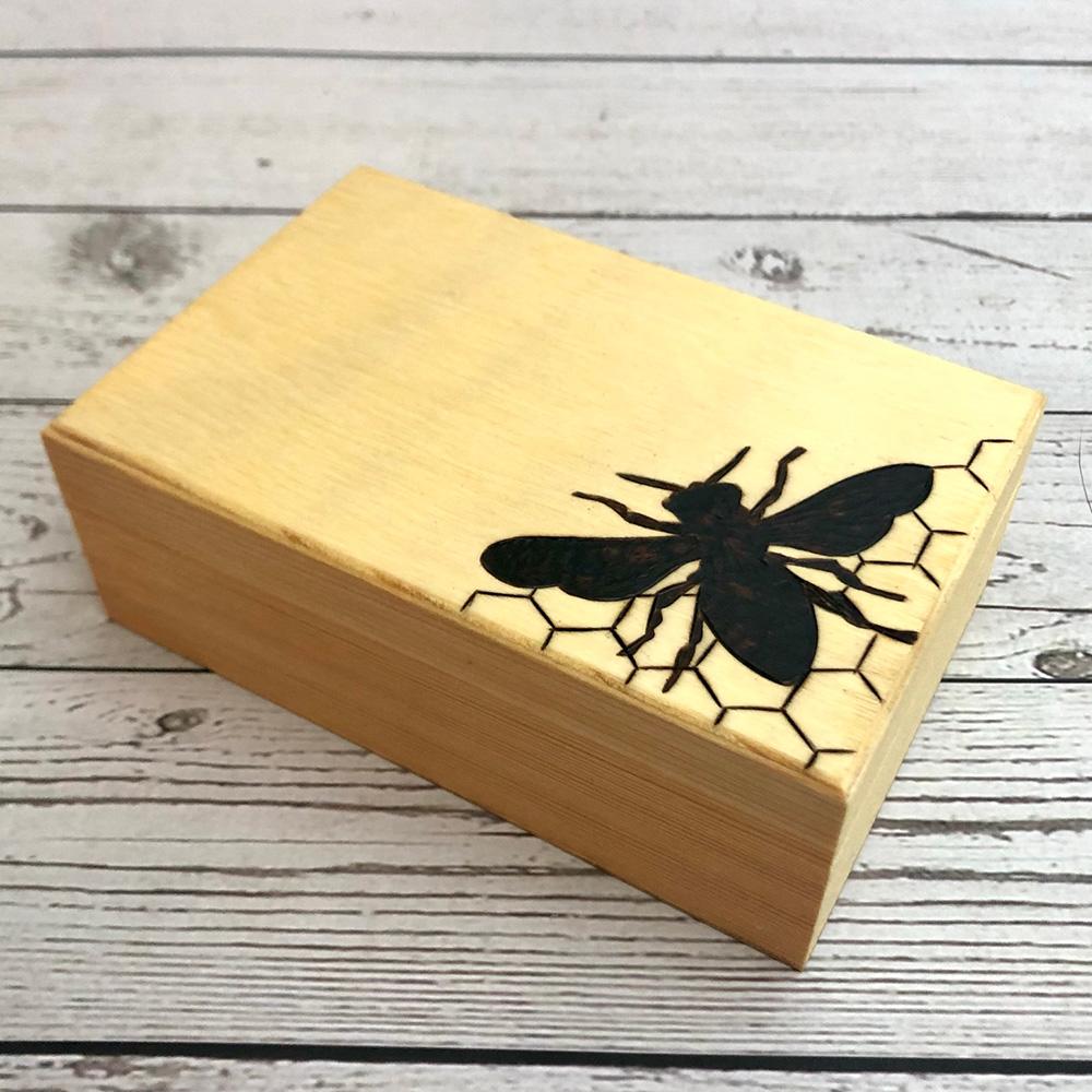 wooden bee box