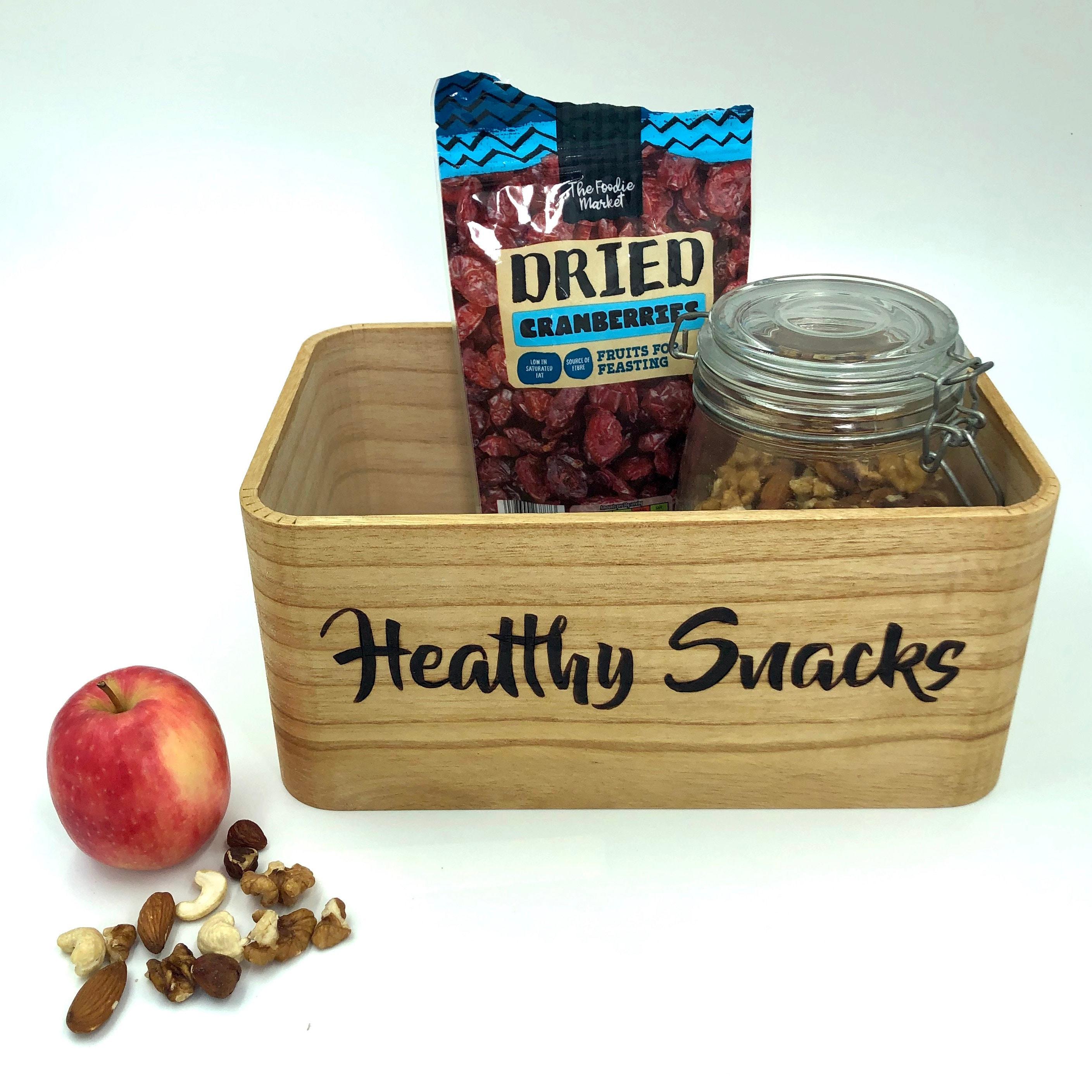 Healthy Food Wooden Storage Box