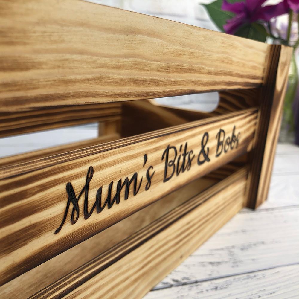 Wood Crate for Mum