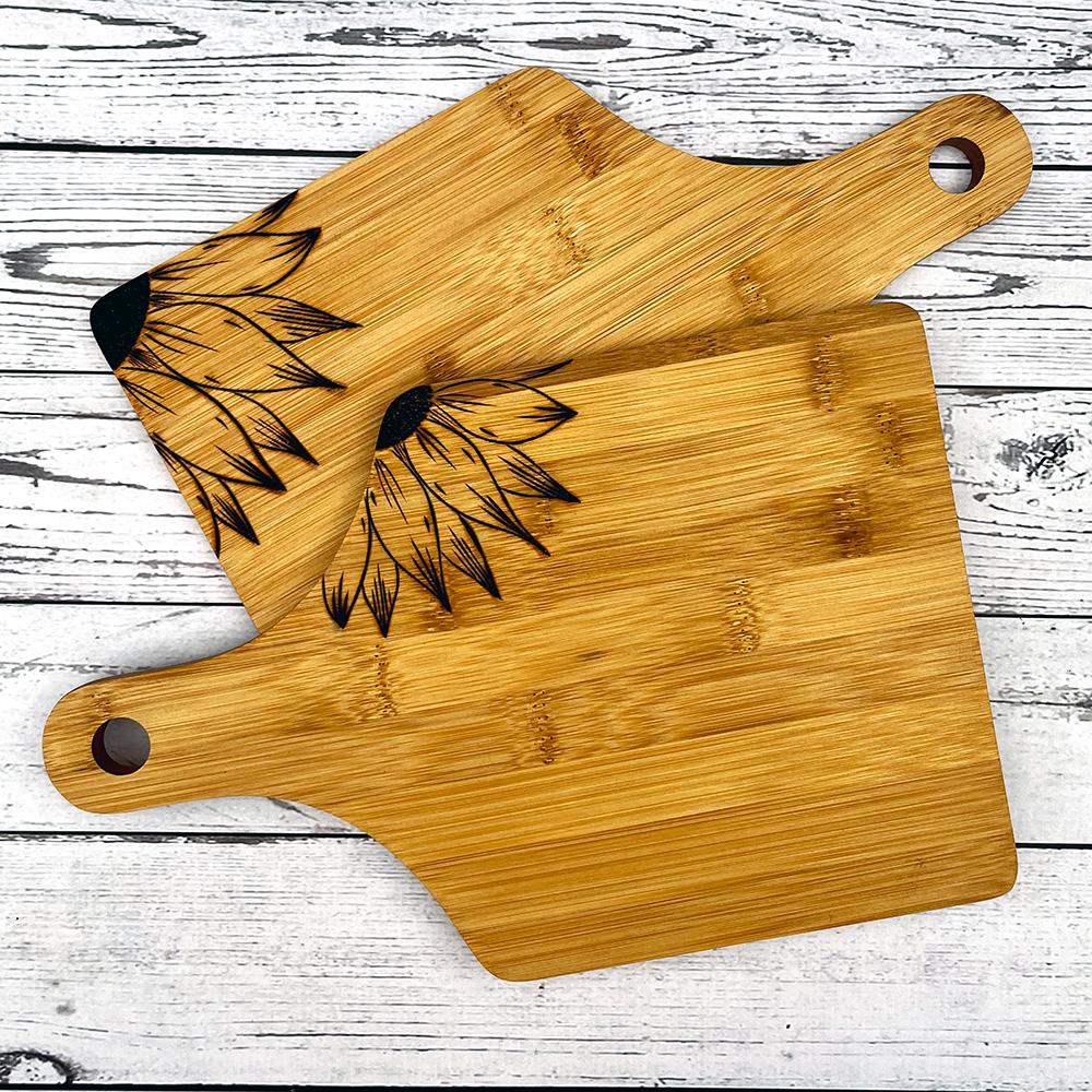 sunflower wooden board