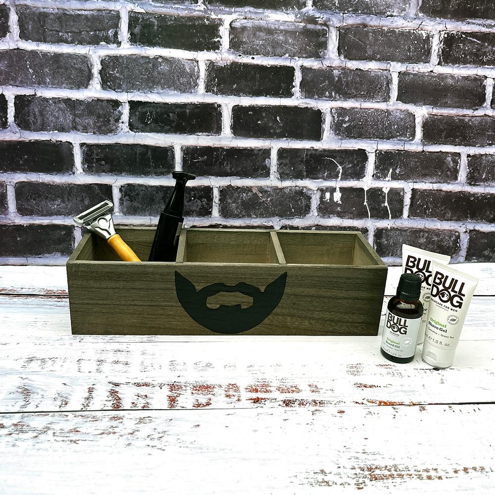 storage box for beard grooming products