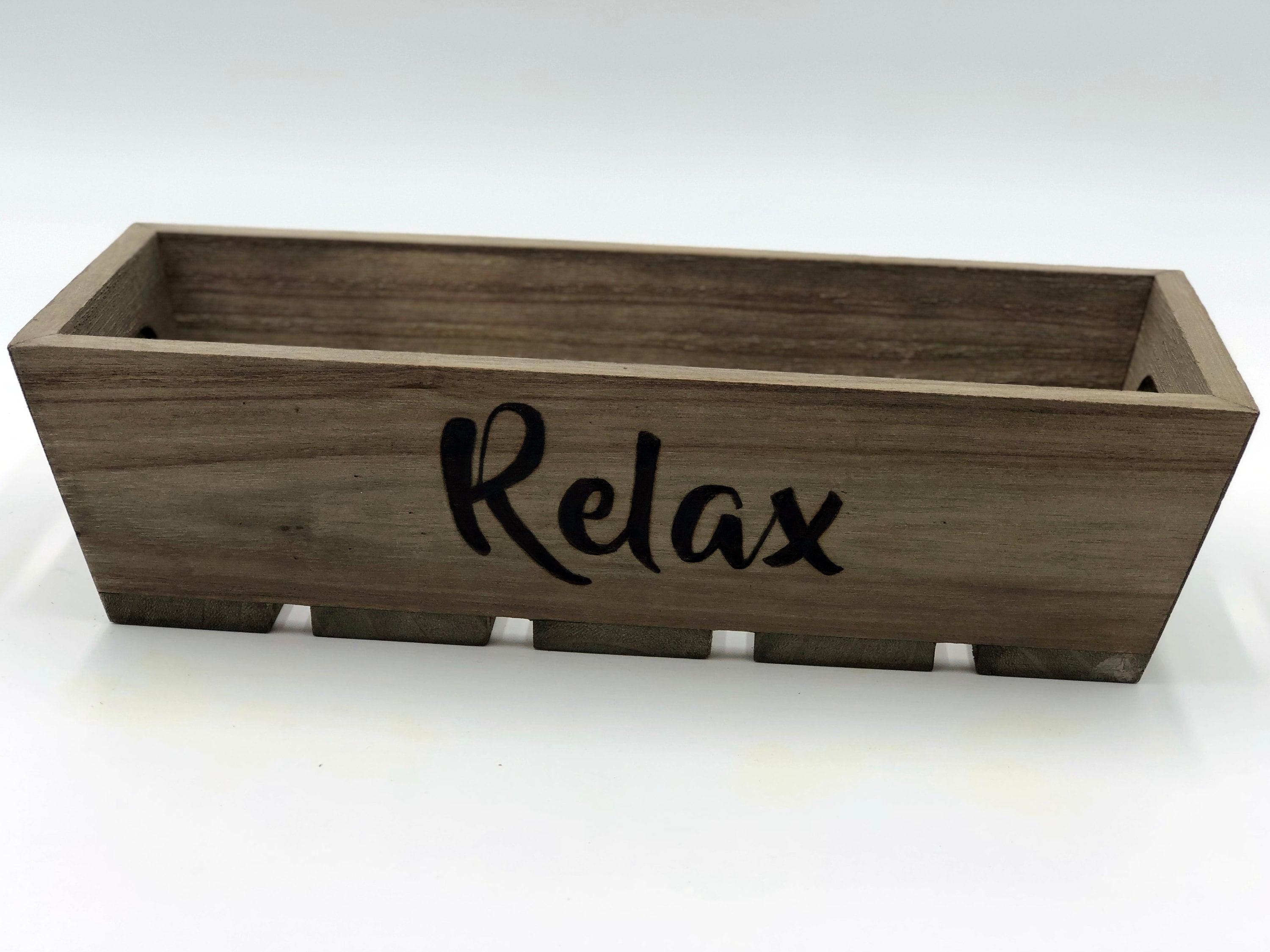 relax wooden box