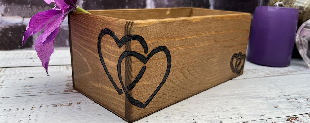 love hearts box